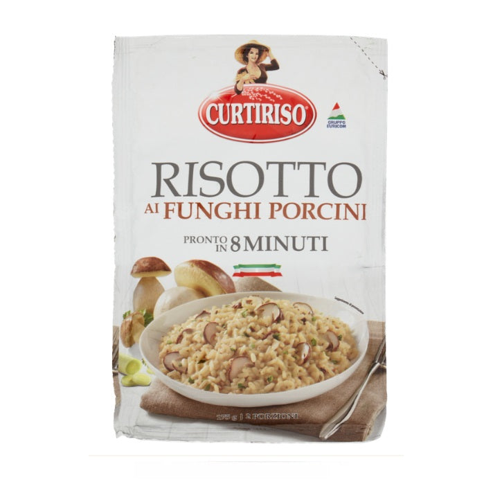 Risotto Funghi Porcini Curtiriso From Italy