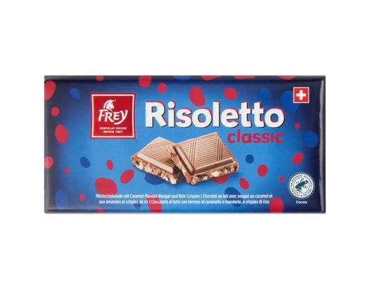 Frey Risoletto - Milk chocolate bar with rice crispies