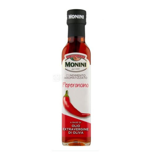 Monini Peperoncino Extra Virgin Olive Oil with Chili Flavor - 250ml